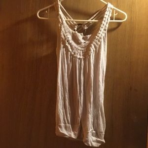 Super cute white tank top!
